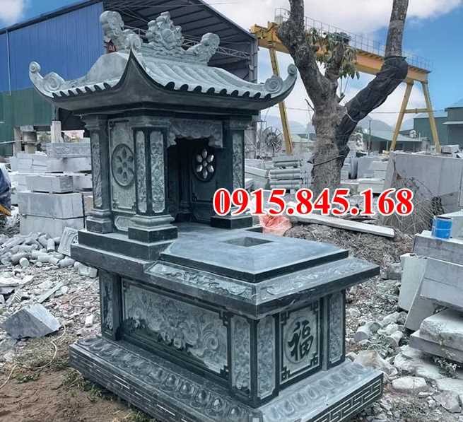 mẫu 445 lăng mộ đá bán long an + nhà mồ để thờ tro cốt + nghĩa trang