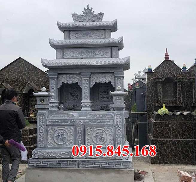 mẫu 445 lăng mộ đá bán long an + nhà mồ để thờ tro cốt + nghĩa trang