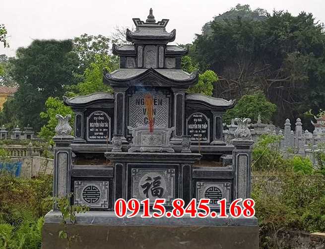 mẫu 445 lăng mộ đá bán long an + nhà mồ để thờ tro cốt + nghĩa trang