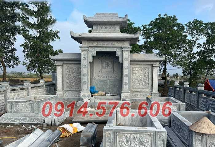 22 Cây hương nghĩa trang lăng mộ xây bằng đá + am miếu khóm trang củng