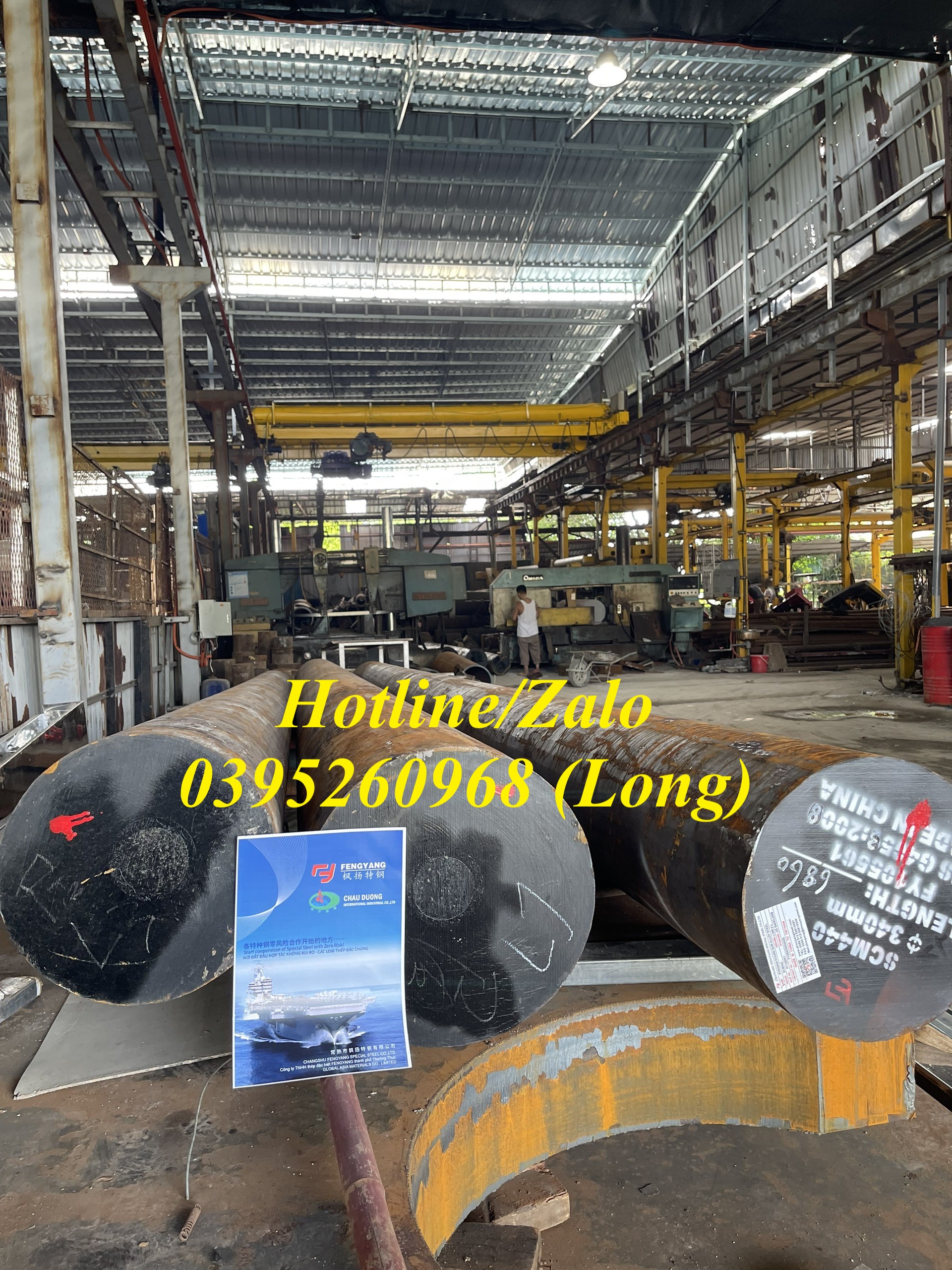 Trục Rèn S45C/1045, SCM440/4140, 40Cr, SF55...
