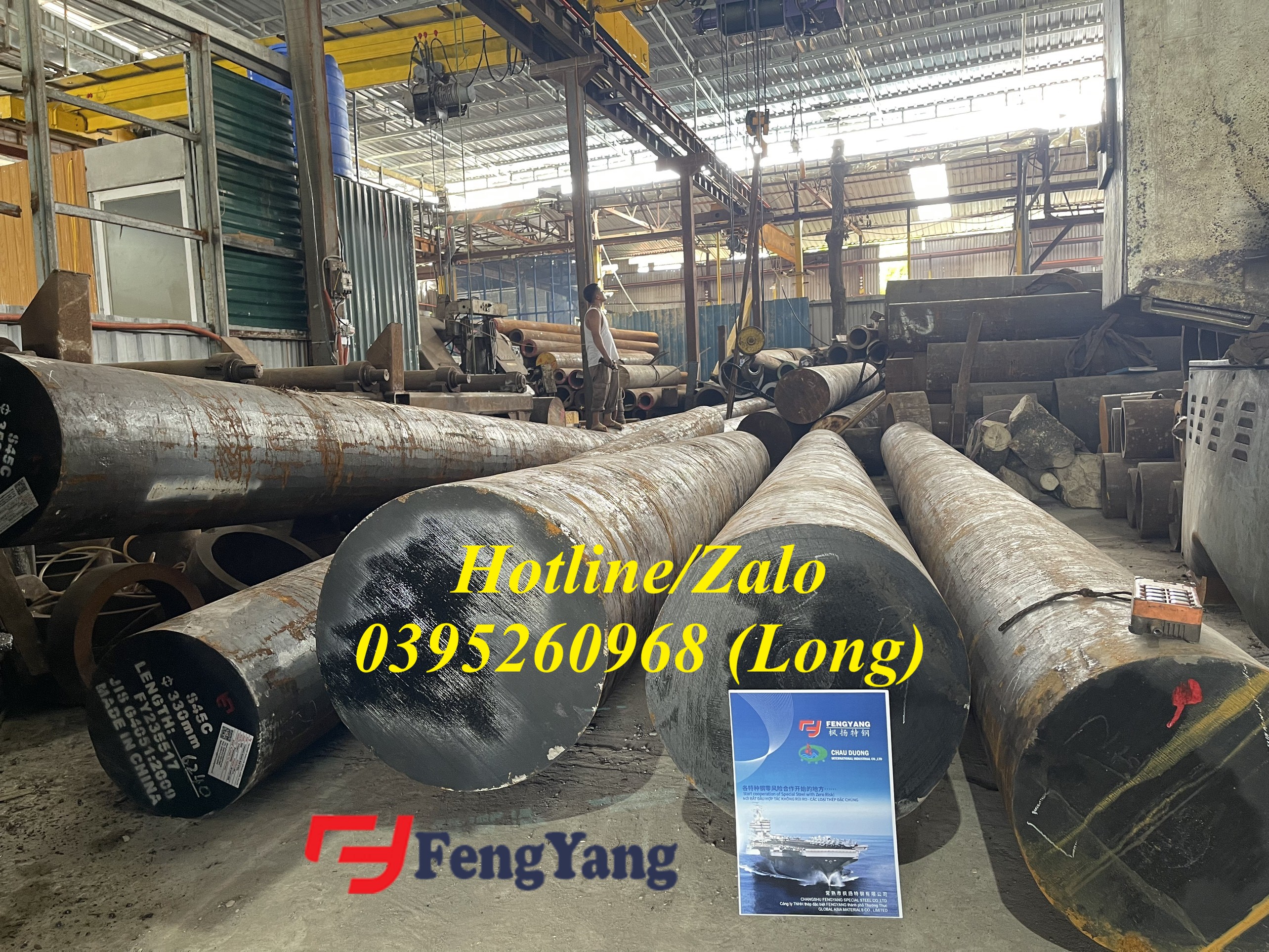 Trục Rèn S45C/1045, SCM440/4140, 40Cr, SF55...