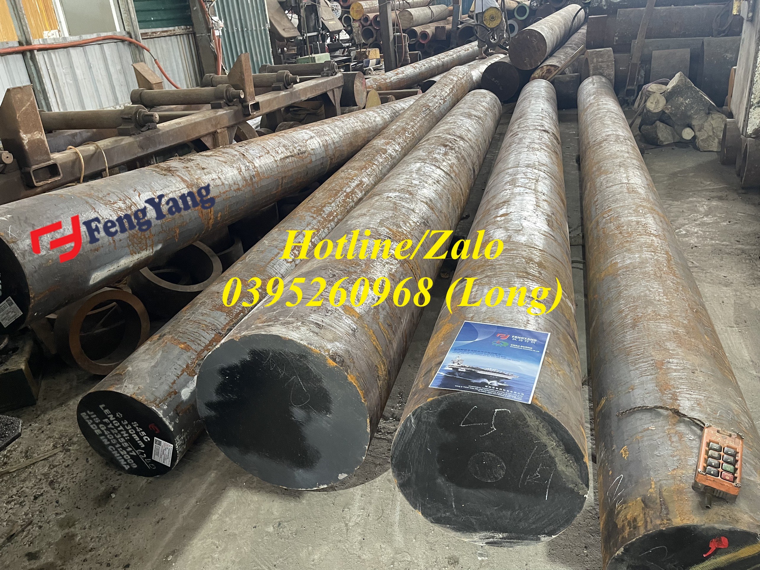 Trục Rèn S45C/1045, SCM440/4140, 40Cr, SF55...