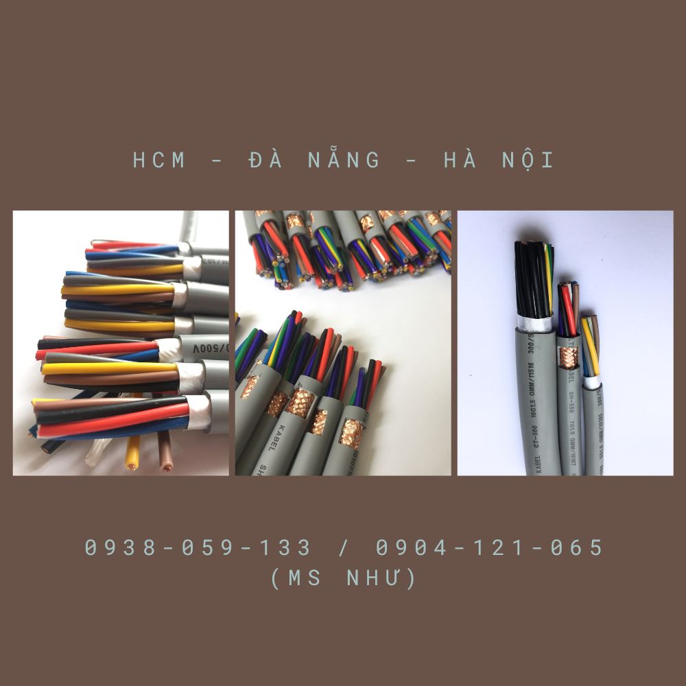 Cáp điều khiển chống nhiễu / Không chống nhiễu (RVV/RVVP)