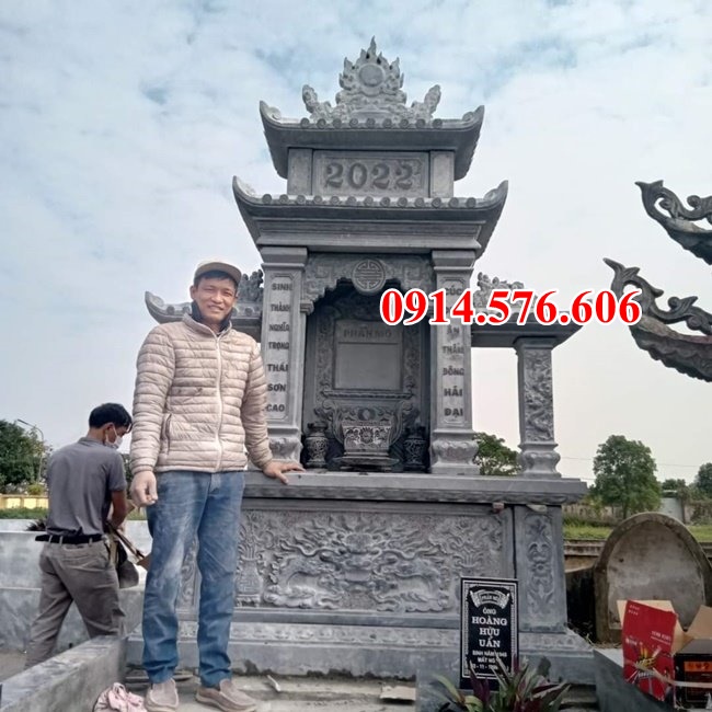 cây hương thờ đá đẹp thiết kế lăng mộ nhà mồ mả am thờ sơn thần linh
