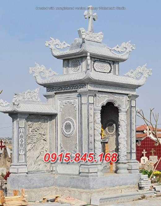 Mẫu cột thiên địa đẹp bằng đá bán hà tĩnh am miếu củng kỳ đài lăng mộ