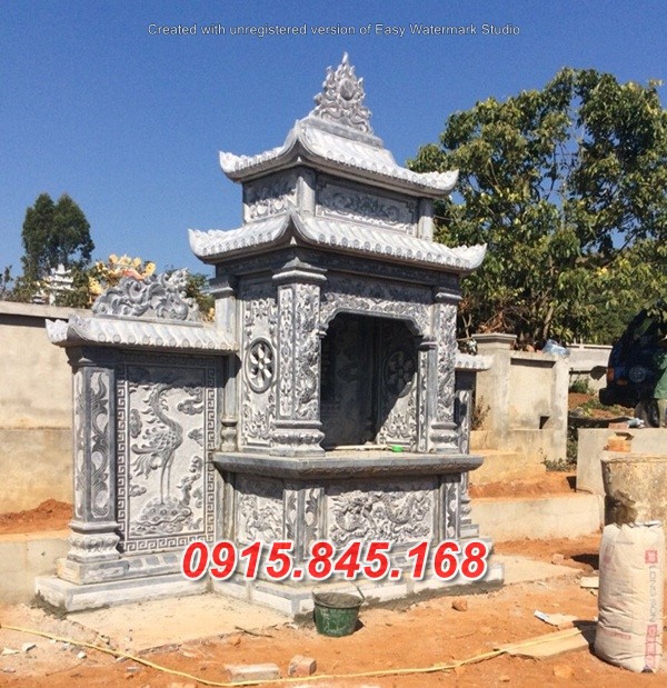 Mẫu cột thiên địa đẹp bằng đá bán hà tĩnh am miếu củng kỳ đài lăng mộ