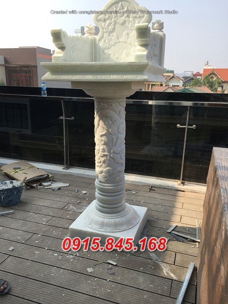 thiết kế 121 cây hương thờ đá bán lào cai + am miếu thờ sơn thần linh