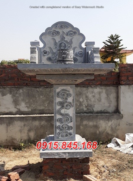thiết kế 121 cây hương thờ đá bán lào cai + am miếu thờ sơn thần linh