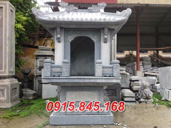 thiết kế 121 cây hương thờ đá bán lào cai + am miếu thờ sơn thần linh