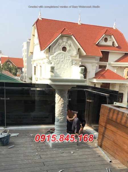 thiết kế 121 cây hương thờ đá bán lào cai + am miếu thờ sơn thần linh