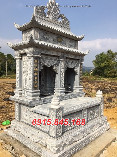bán sẵn 50 mộ đôi bằng đá kom tum + lăng mộ ông bà bố mẹ song thân