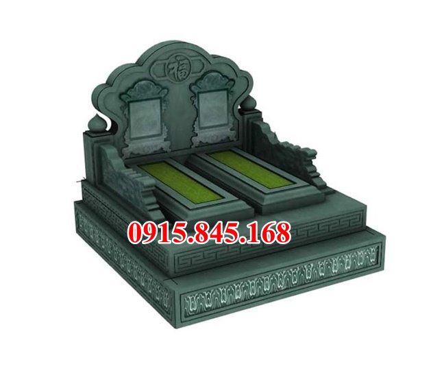 mẫu mộ đôi đá xanh rêu cảm thạch hoa cương granite kim sa bán đà nẵng