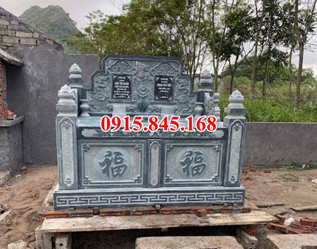 mẫu mộ đôi đá xanh rêu cảm thạch hoa cương granite kim sa bán đà nẵng