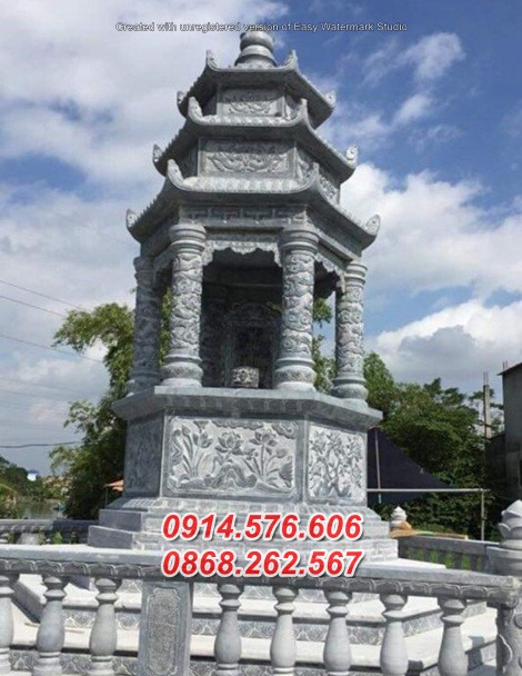 002 mẫu mộ tròn bằng đá bán cao bằng - lăng mộ ông bà cô tổ bố mẹ