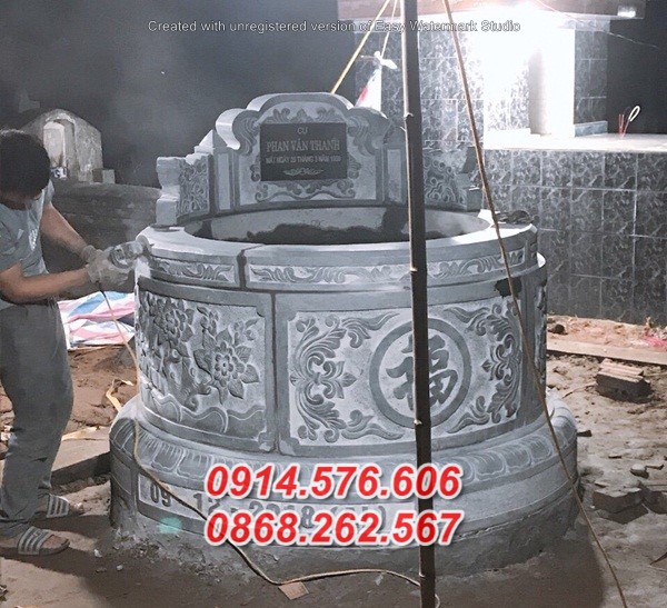 địa chỉ bán 80 lăng mộ đá tròn đắk lắk - mồ mả tro cốt ông bà bố mẹ