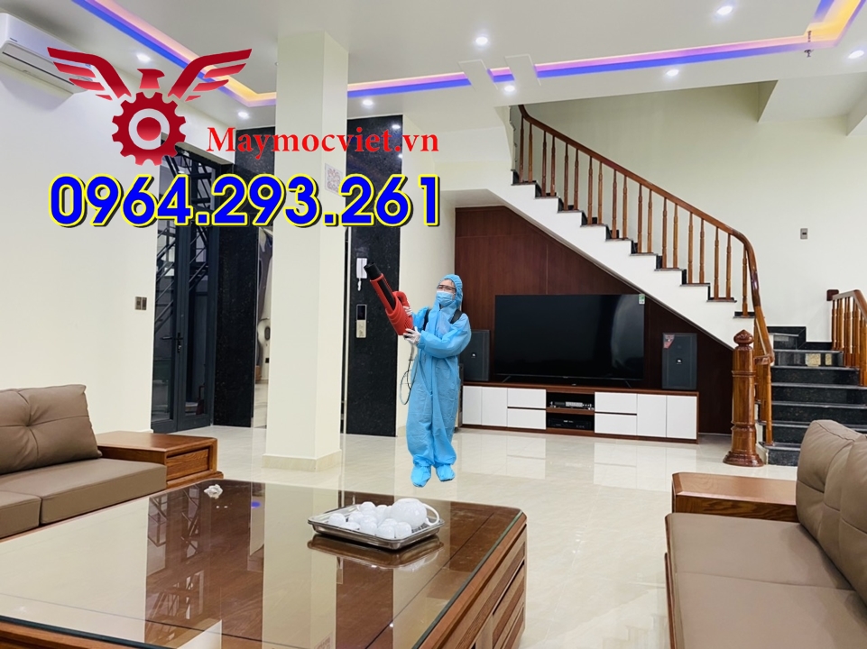 Bộ máy phun hóa chất diệt muỗi cho khu biệt thự Gamuda City