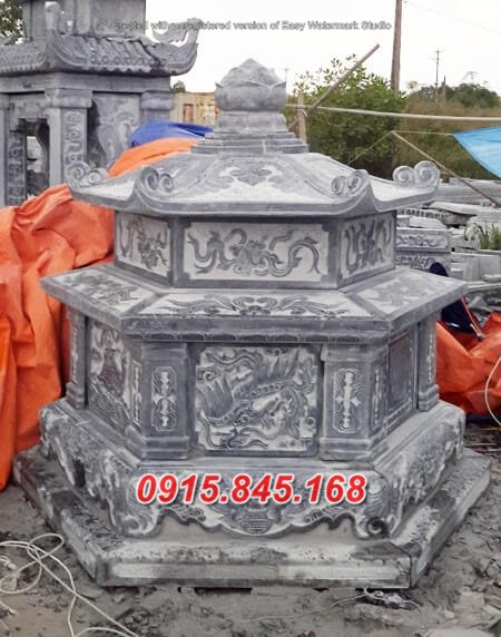 Mẫu mộ tròn đá bán an giang, lăng mộ tổ ông bà bố mẹ để thờ tro cốt