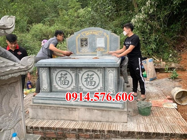 Mẫu lăng mộ đá đôi đẹp bán hà nam - lăng mộ ông bà bố mẹ