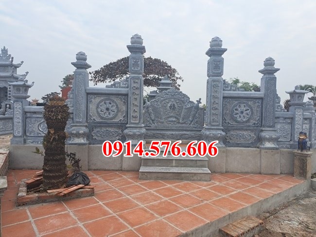 mẫu mộ đá ba mái bán nam định + lăng mộ đá cao cấp
