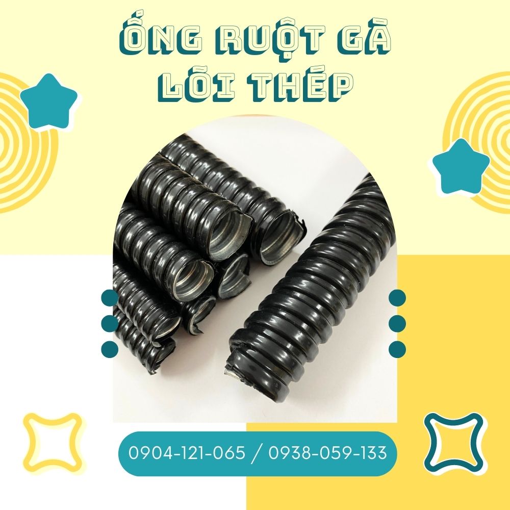 Ống ruột gà lõi thép luồn dây điện / Thép mạ kẽm
