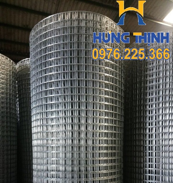 Lưới hàn mạ kẽm ô vuông 10x10,15x15,25x25,35x35,50x50