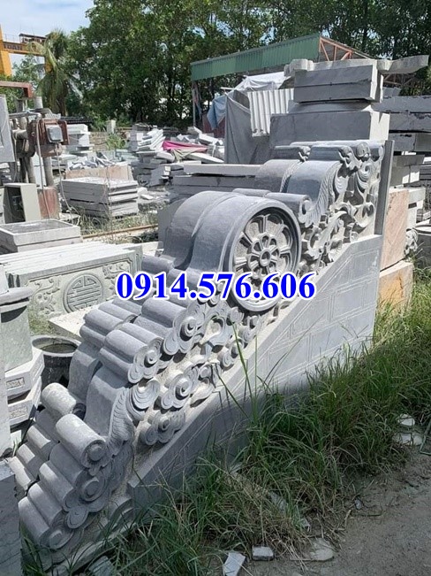 mẫu mộ bán long an, nhà mồ tro cốt đá tự nhiên ba mái