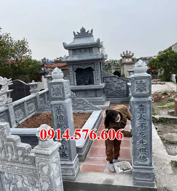 mộ đá bán an giang, nhà mồ bằng đá xanh cảm thạch tự nhiên nguyên khối