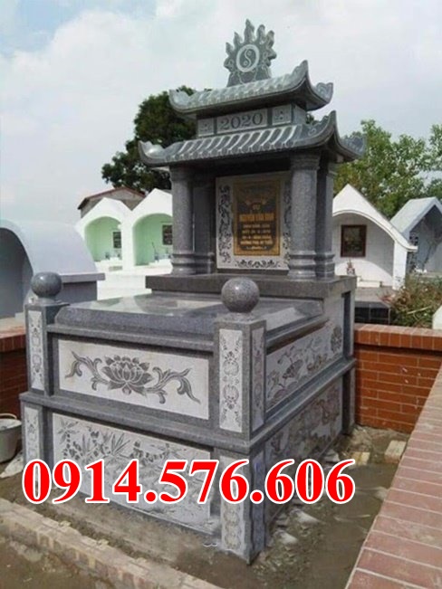 mẫu 05 lăng mộ đá bán hà nôi, mồ mả ba mái