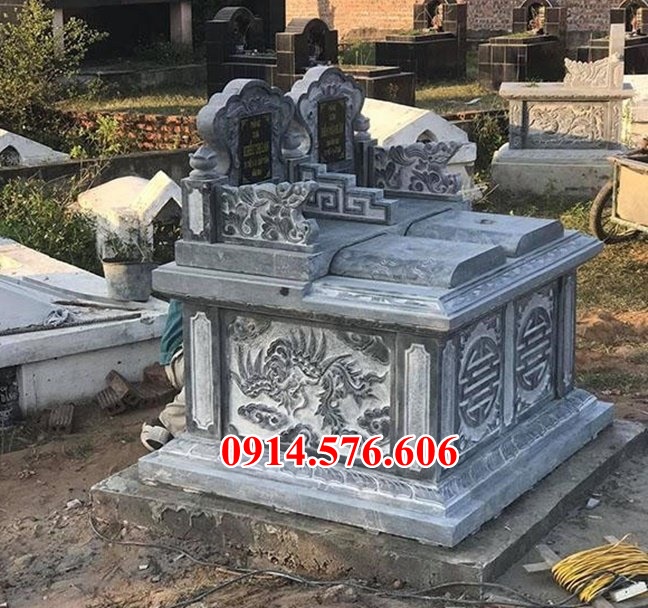 mẫu 05 lăng mộ đá bán hà nôi, mồ mả ba mái