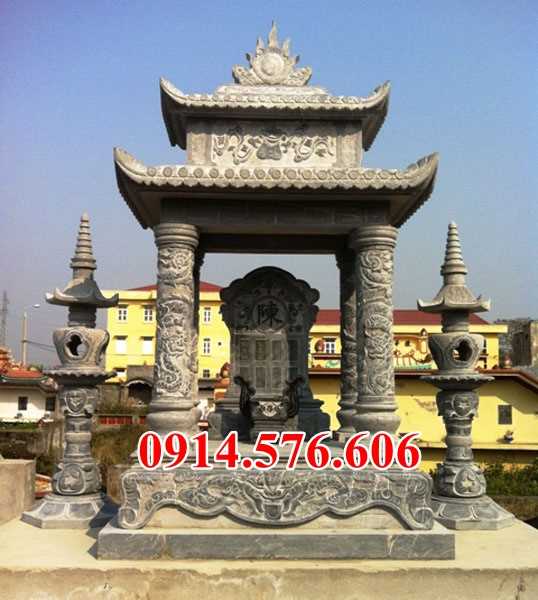 04 mẫu lăng mộ bằng đá bán thái bình, mồ mả ông bà gia đình dòng họ