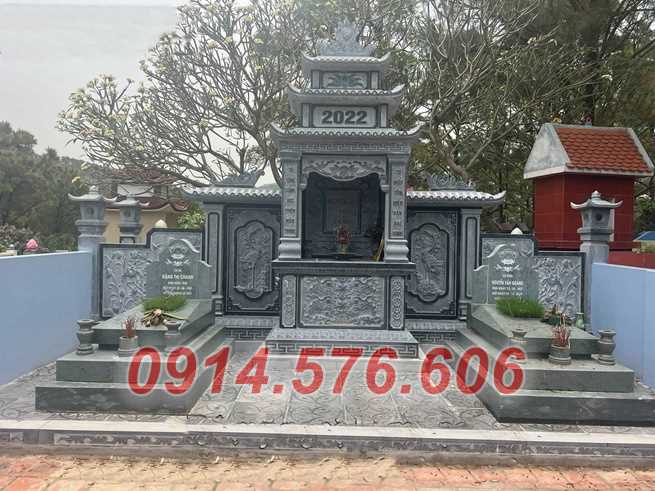 04 mẫu lăng mộ bằng đá bán thái bình, mồ mả ông bà gia đình dòng họ