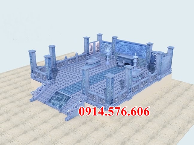 17 lăng mộ bán hoà bình, mồ mả gia đình dọng họ bằng đá
