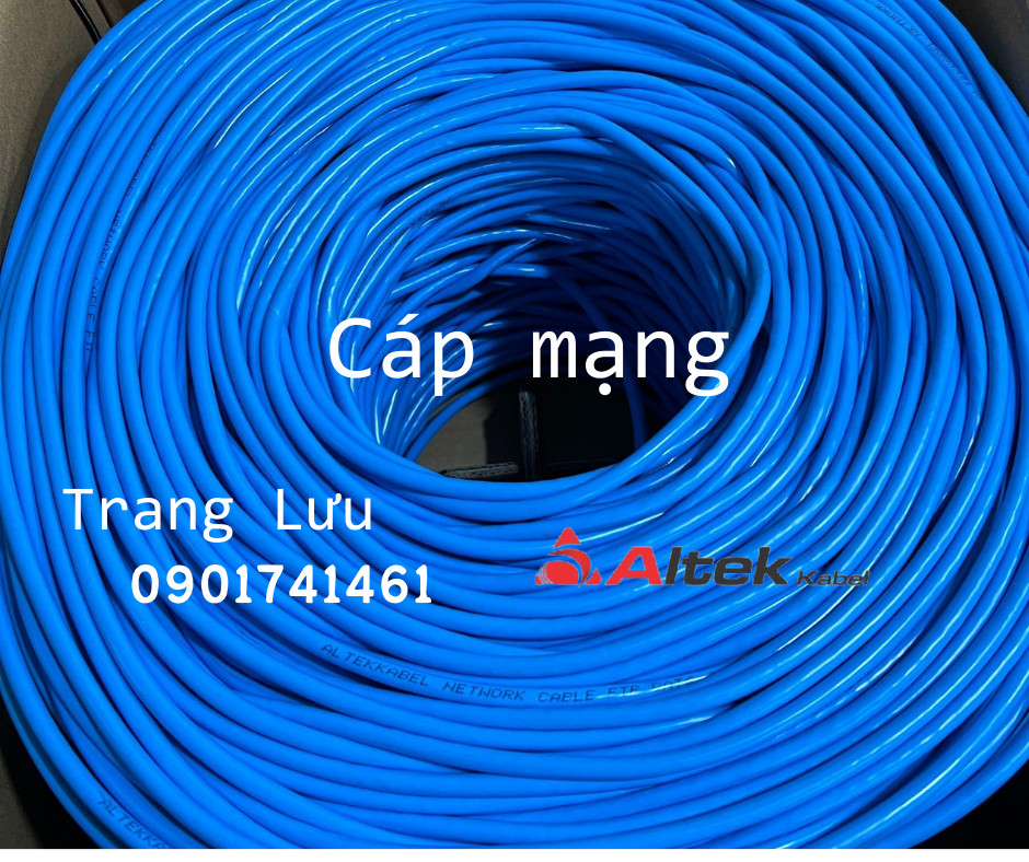 Cáp mạng Cat5e, Cat6 chống nhiễu Altek Kabel