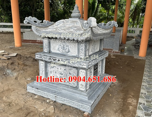 Hình ảnh xây dựng tháp mộ để tro cốt tại Hậu Giang - Tháp đựng tro côt