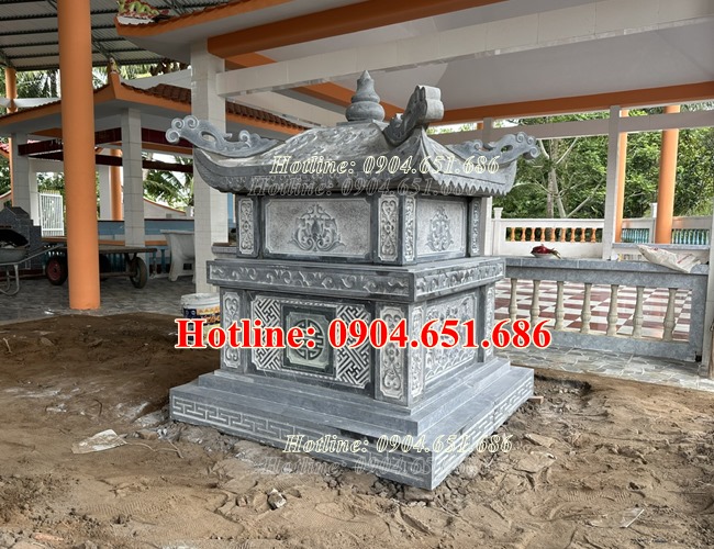 Hình ảnh xây dựng tháp mộ để tro cốt tại Hậu Giang - Tháp đựng tro côt