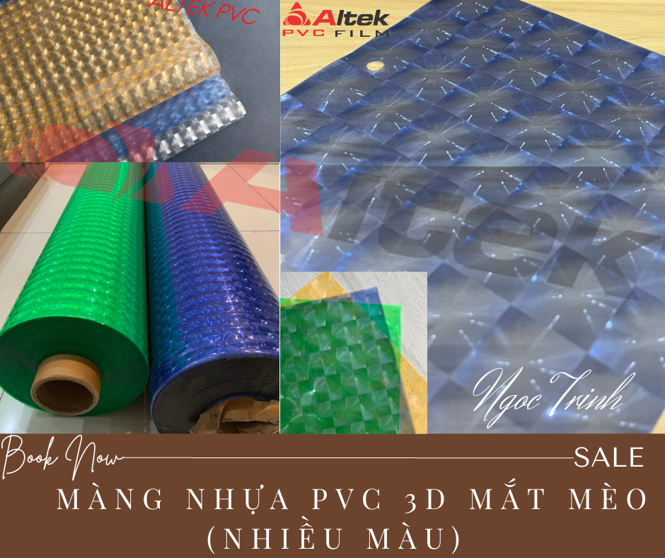 Màng nhựa 3D Mắt Mèo pvc có gì hot mà nhiều người mua đến vậy