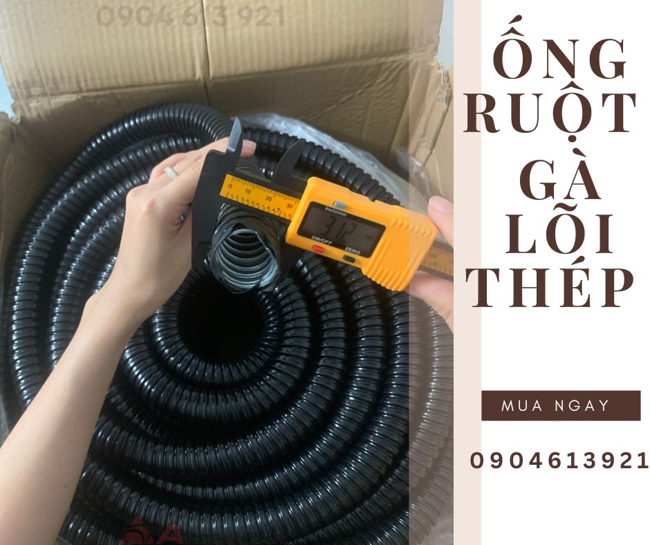 Phân phối ống ruột gà lõi thép, ống kẽm đàn hồi, phụ kiện đầu nối ống
