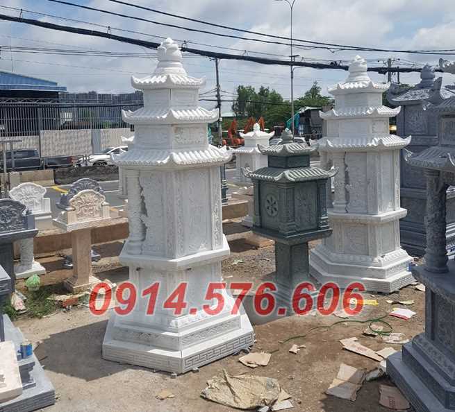 mẫu mộ hình tháp lục lăng bát giác bán bình định, để thờ tro hài cốt