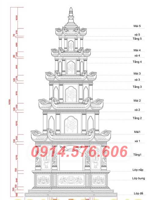 ninh thuận 23 mộ đá hình tháp lục lăng bát giác, để thờ lưu tro cốt
