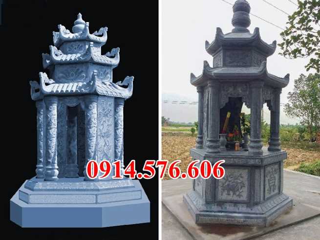 mộ lục lăng bán hà tĩnh, lăng mộ hình tháp bát giác sư trụ trì phật