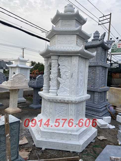 khánh hoà 021 mộ lục lăng hình tháp bát giác tro cốt bằng đá