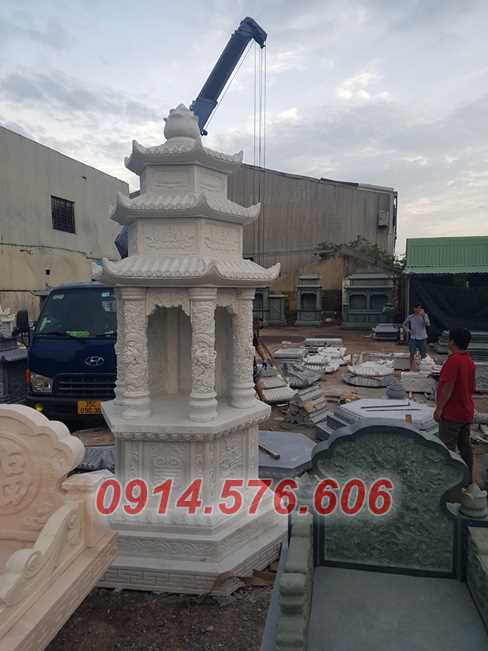 khánh hoà 021 mộ lục lăng hình tháp bát giác tro cốt bằng đá