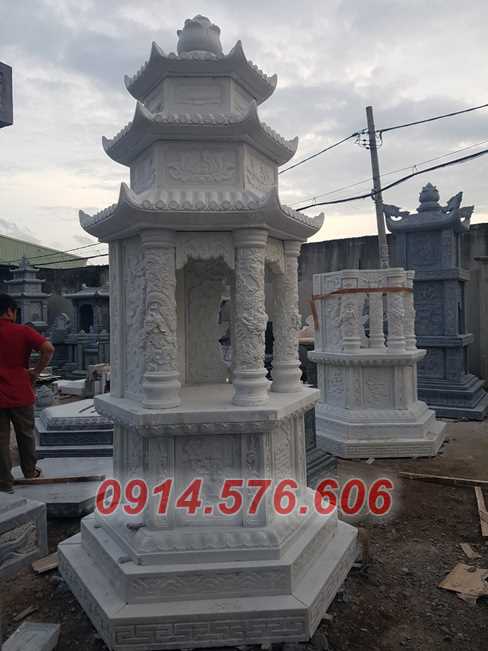 sài gòn 66 mộ đá lục lăng hình tháp bát giác để thờ tro cốt sư phật