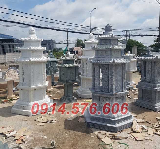 sài gòn 66 mộ đá lục lăng hình tháp bát giác để thờ tro cốt sư phật
