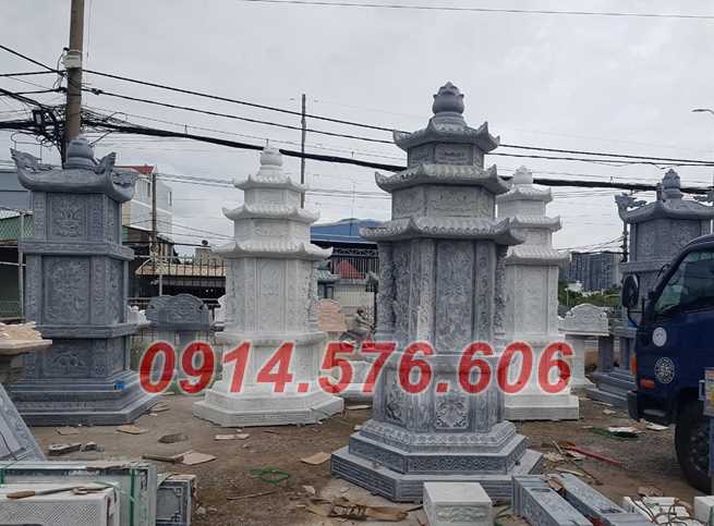 006 mộ đá bán thái nguyên, lăng mộ lục lăng hình tháp bát giác tròn