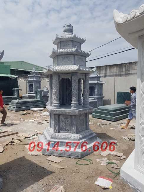 006 mộ đá bán thái nguyên, lăng mộ lục lăng hình tháp bát giác tròn