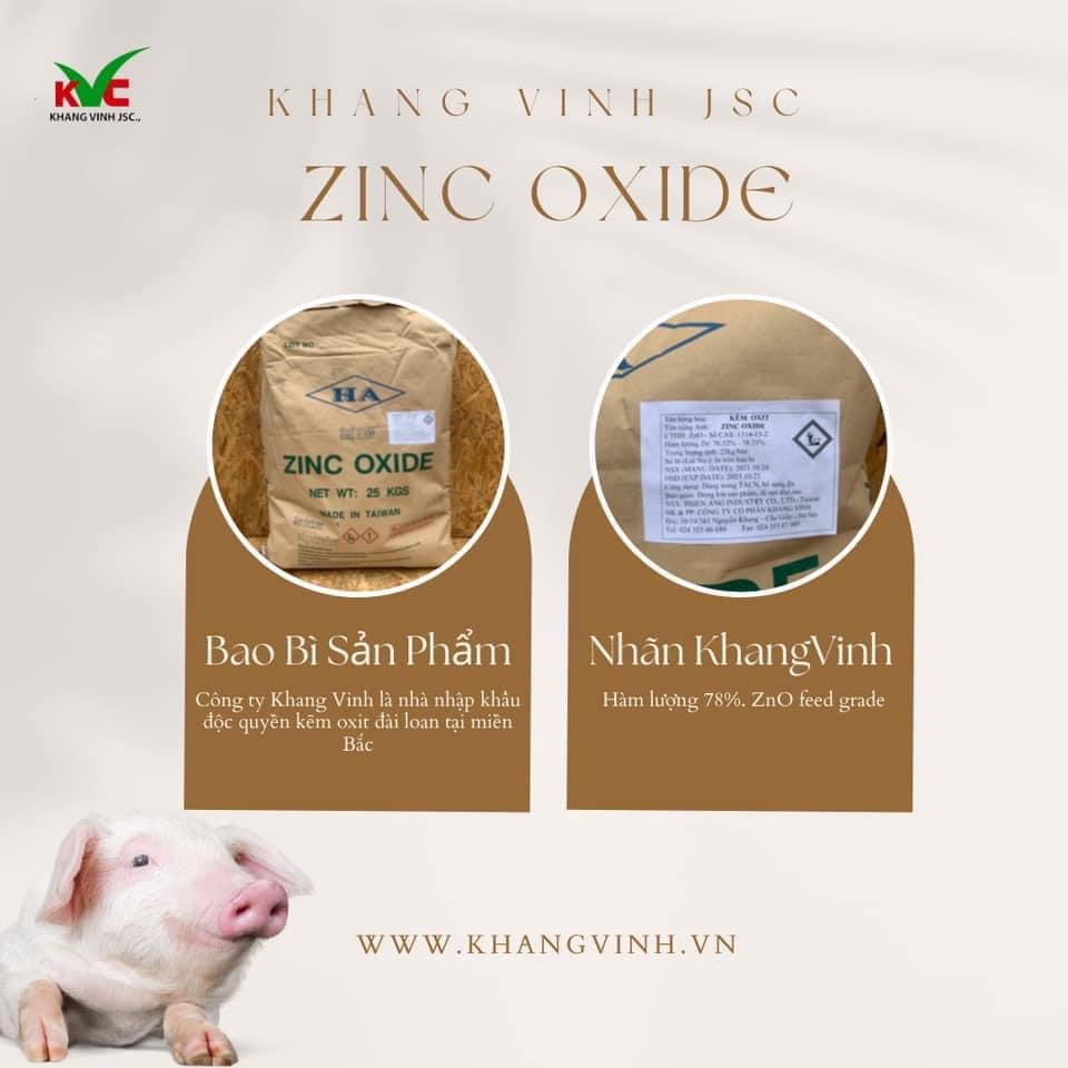 Kẽm Oxit  Zinc Oxide HA Kẽm Oxit Đài Loan