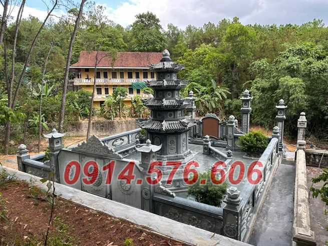 833 mộ đá để thờ tro cốt bán đồng tháp, lục lăng hình tháp bát giác