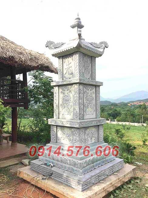 744 mộ đá để thờ tro cốt bán hậu giang, lục lăng hình tháp bát giác